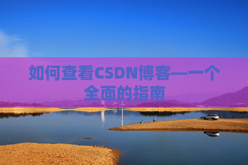 如何查看CSDN博客—一个全面的指南