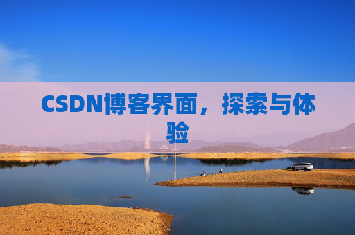 CSDN博客界面，探索与体验